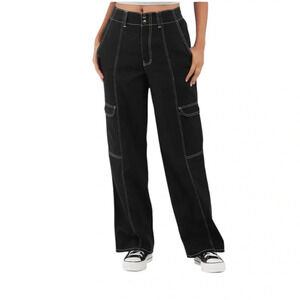 RSQ Women’s Smock Waist Loose Cargo Pants